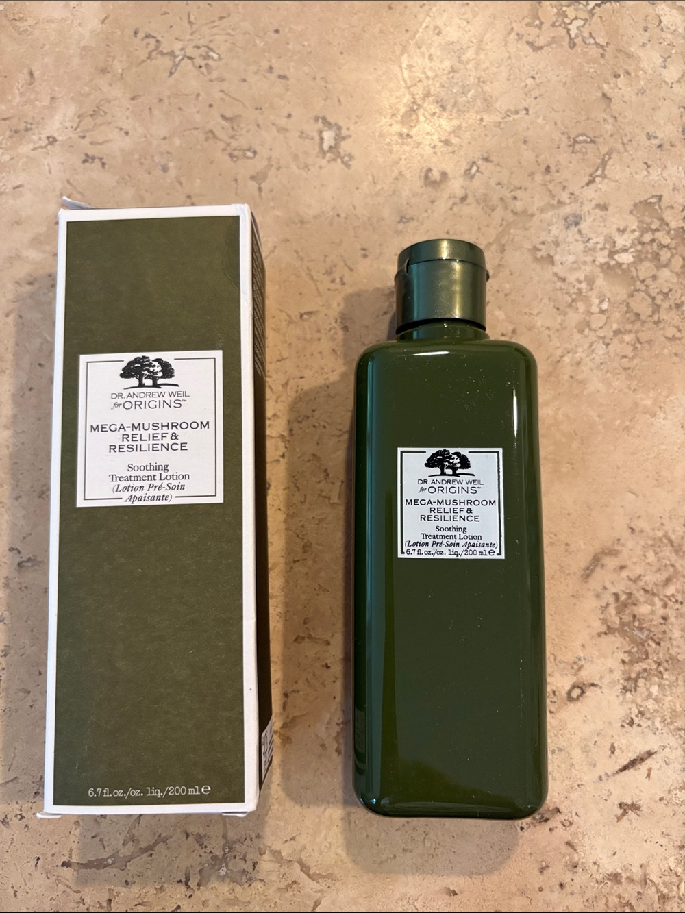NIB Origins Mega-Mushroom Relief & Resilience Soothing Lotion - 6.7oz